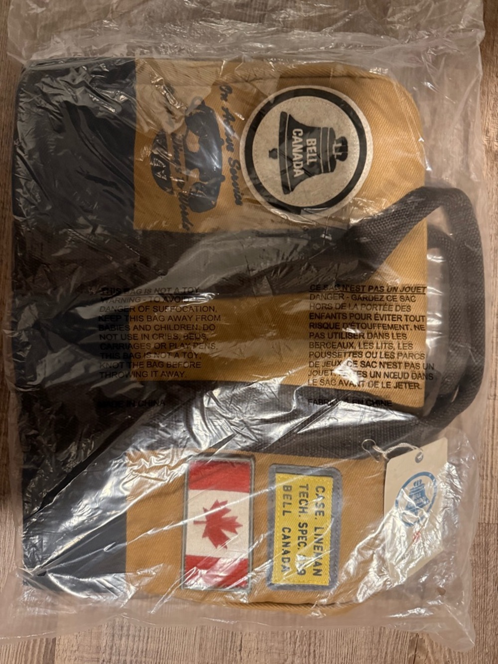 Vintage style duffel Bag 💼- Bell 🔔 branded